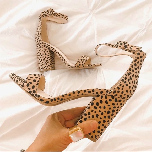 Shoes - NEW Leopard Block Heel